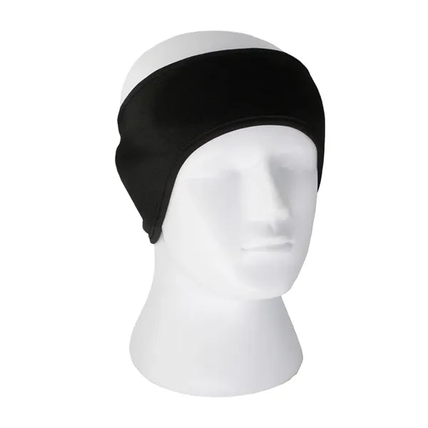 Fleece headband with ear flaps for sports, running, cycling