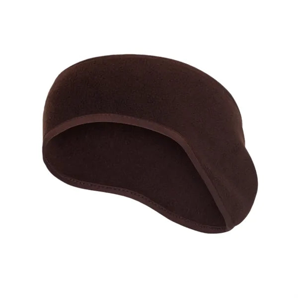 Fleece headband with ear flaps for sports, running, cycling
