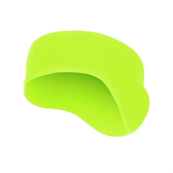 Fleece headband with ear flaps for sports, running, cycling
