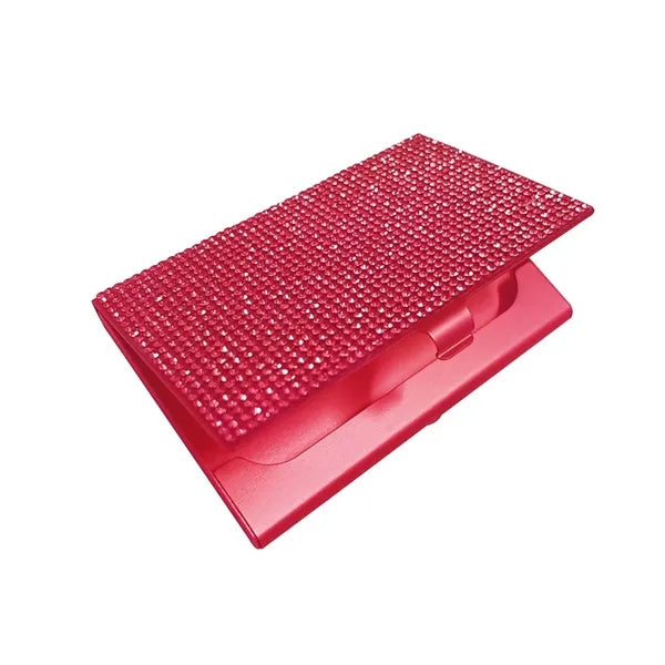 Metal Rhinestone Business Card Holder