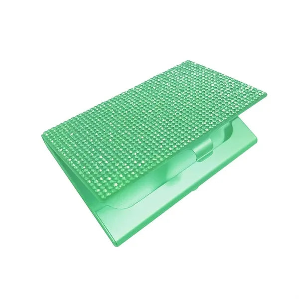 Metal Rhinestone Business Card Holder