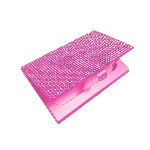Metal Rhinestone Business Card Holder