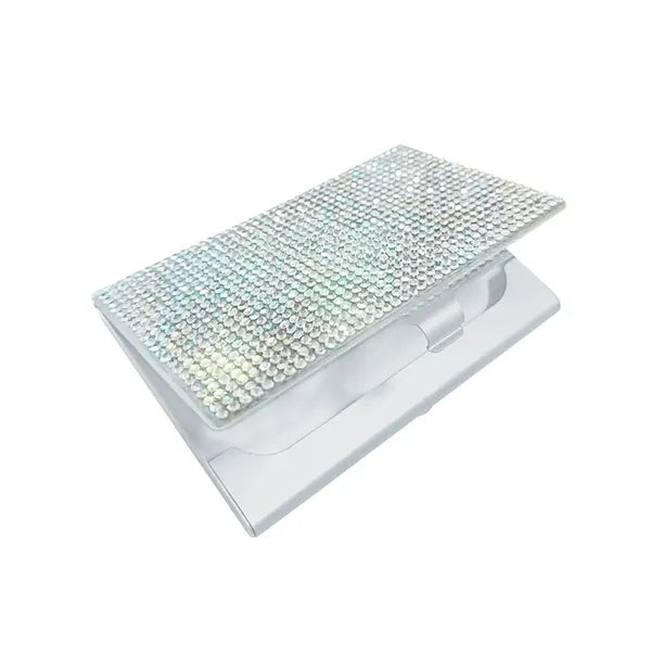 Metal Rhinestone Business Card Holder