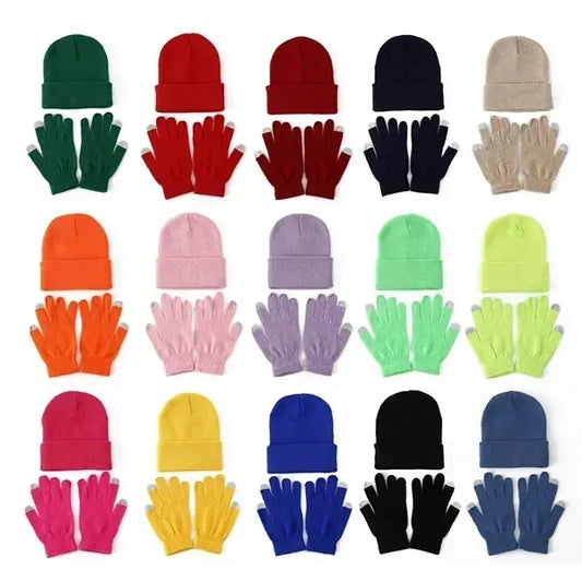 Beanie And Gloves Set