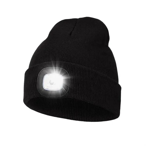 USB Rechargeable Knitted Hat w/ Led Light