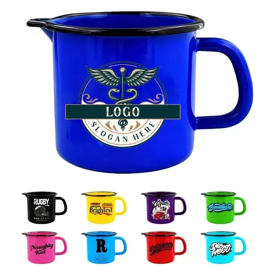 14oz-Enameled Steel Gift Mug-Christmas