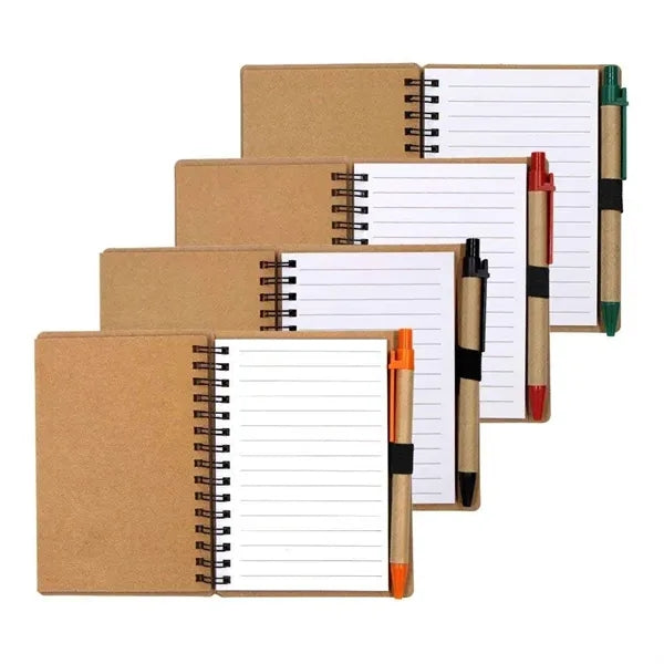 Eco Spiral Notebook with Matching Eco Pen