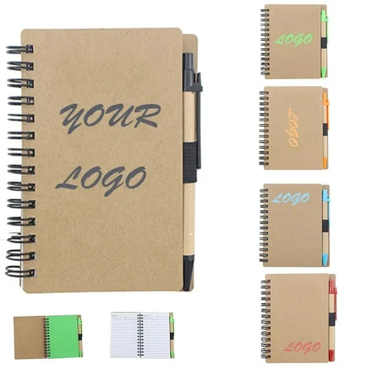 Eco Spiral Notebook with Matching Eco Pen