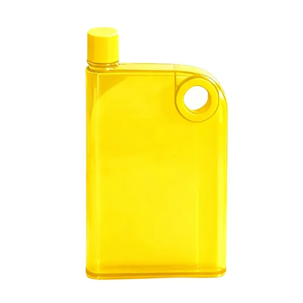 14oz (A5)Portable Clear Square Water Bottle