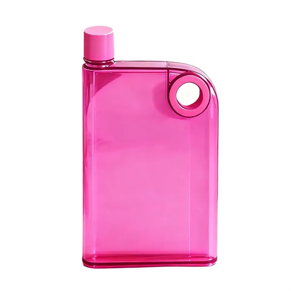 14oz (A5)Portable Clear Square Water Bottle