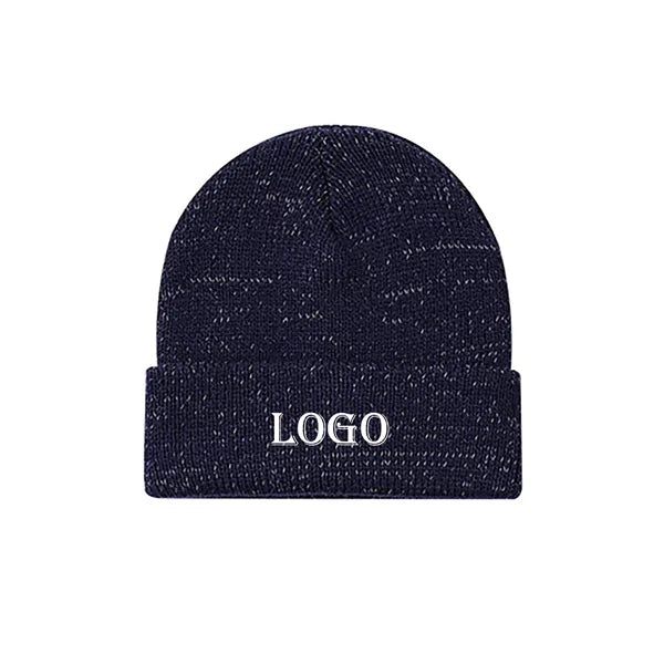 Adult Reflective Knit Beanie