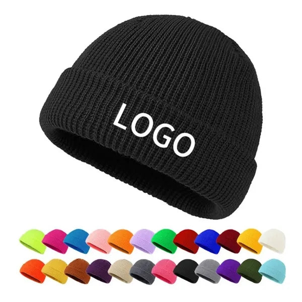 Cuff Knit Hat Skull Cap