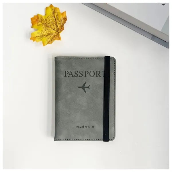 Leather Passport Holder Covers Case