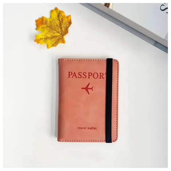 Leather Passport Holder Covers Case