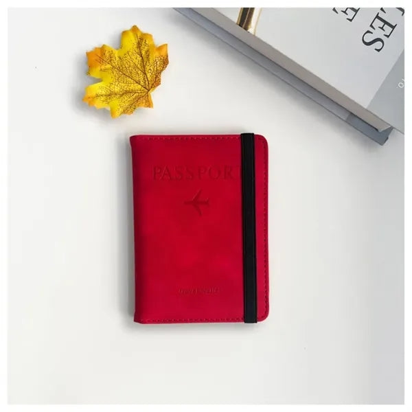Leather Passport Holder Covers Case