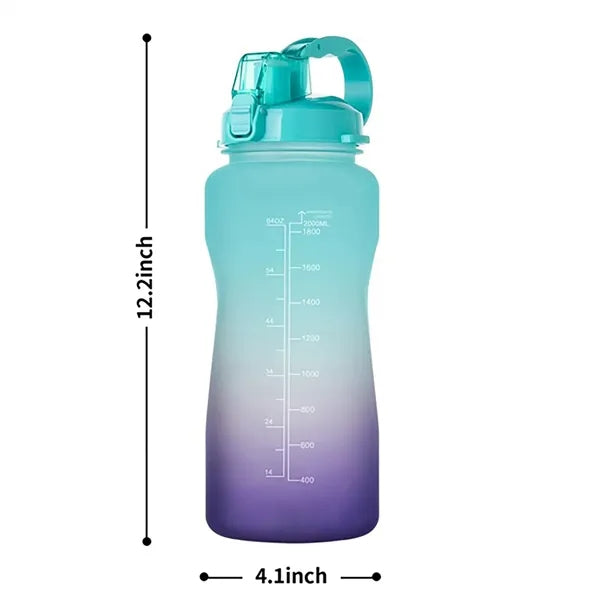 64oz Motivational Water Bottle