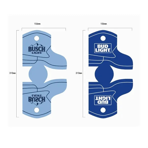 12oz Custom Boot Shaped Beer Cooler Multi-Color Can Holder