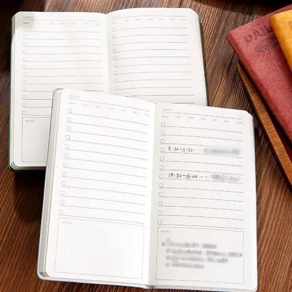 Eco-friendly daily organization planner notebook