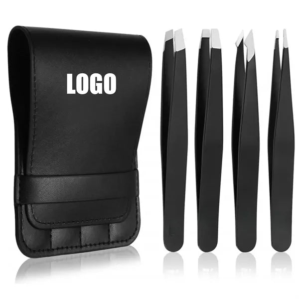 Stainless Steel Tweezers Set for Eyebrows