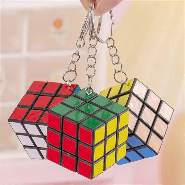 Mini 3x3 Rubik's Cube Keychain