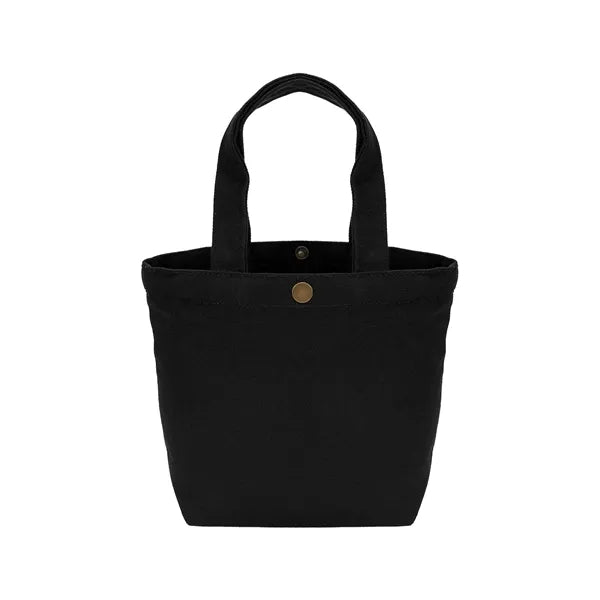 12 oz Cotton Canvas Mini Tote Bag Solid Color with 12 Colors