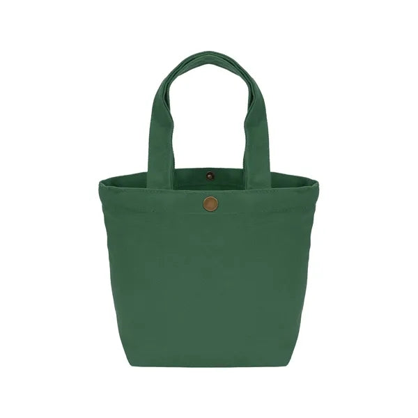 12 oz Cotton Canvas Mini Tote Bag Solid Color with 12 Colors