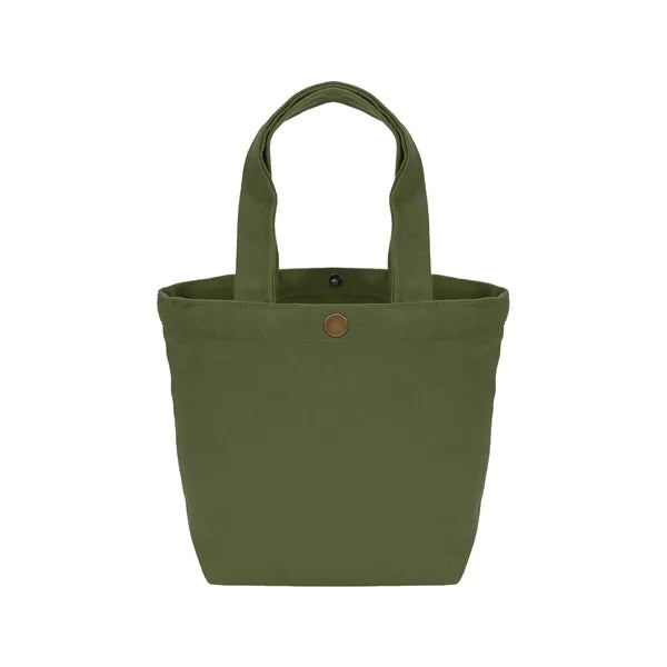 12 oz Cotton Canvas Mini Tote Bag Solid Color with 12 Colors