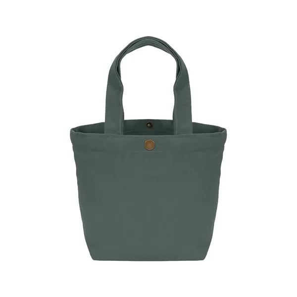 12 oz Cotton Canvas Mini Tote Bag Solid Color with 12 Colors