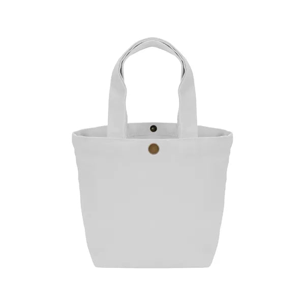 12 oz Cotton Canvas Mini Tote Bag Solid Color with 12 Colors