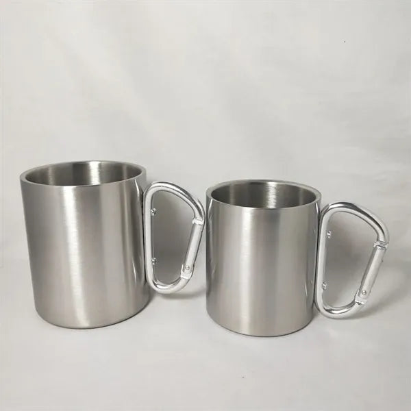 300ml Stainless Steel Carabiner Cup