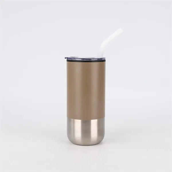 16oz Stainless Steel Vacuum Insulated Straw Cup