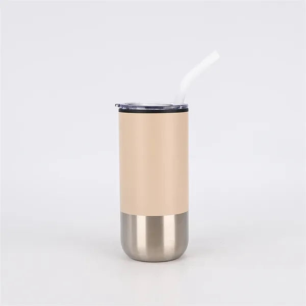 16oz Stainless Steel Vacuum Insulated Straw Cup