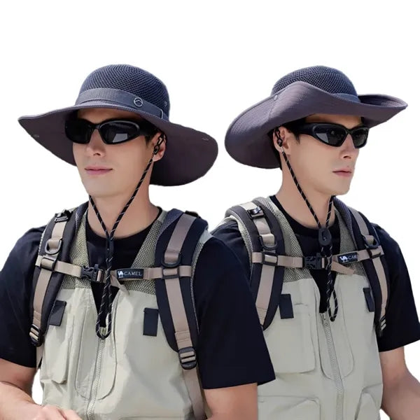 Summer new outdoor hiking and fishing sun hat