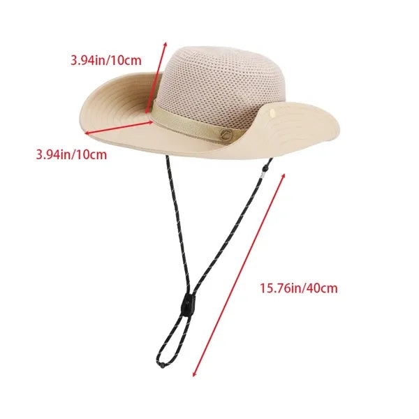 Summer new outdoor hiking and fishing sun hat