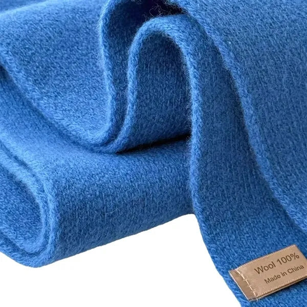 Wool Solid Color Scarf Multi-Color for Winter Outdoor Casual