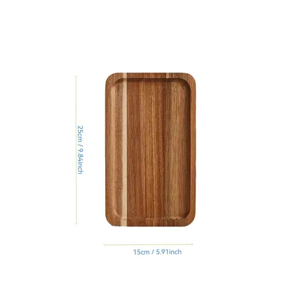Bread Dried Fruit Wooden Plate