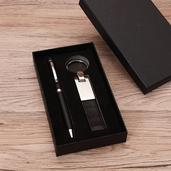Ballpoint Pen Keychain Gift Box Set Portable