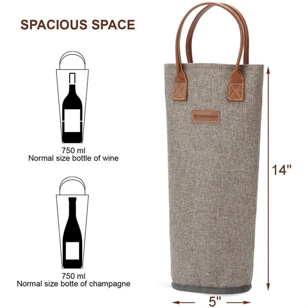 Oxford Wine Cooler Wine Tote Bag