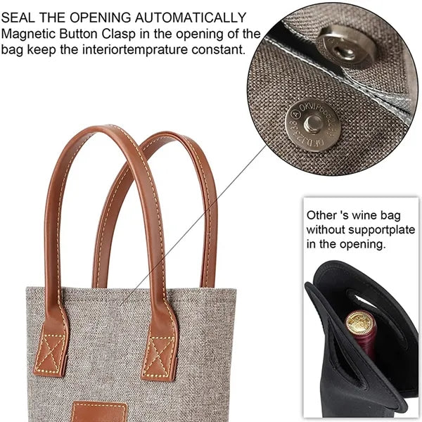 Oxford Wine Cooler Wine Tote Bag