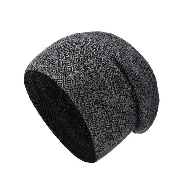 Fleece-lined Knitted Hat