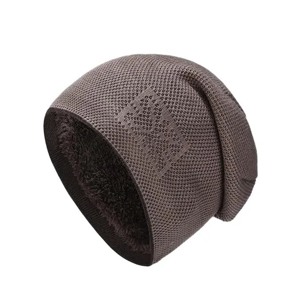Fleece-lined Knitted Hat