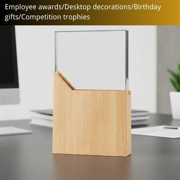 Employee appreciation crystal corporate award