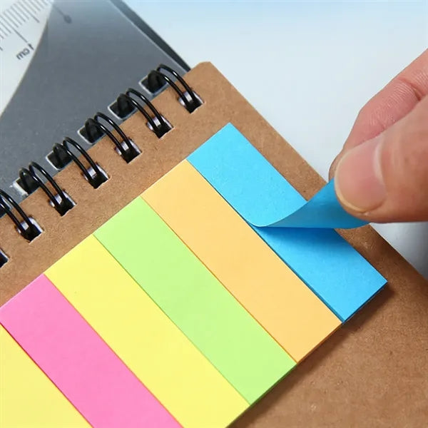 Tearable Sticky Note Paper Combination With Pen Insert