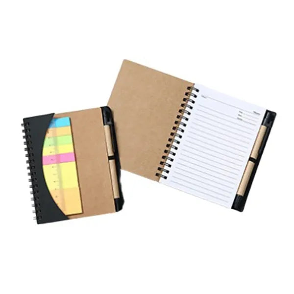 Tearable Sticky Note Paper Combination With Pen Insert