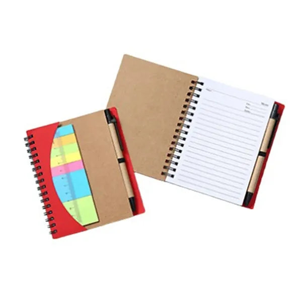Tearable Sticky Note Paper Combination With Pen Insert