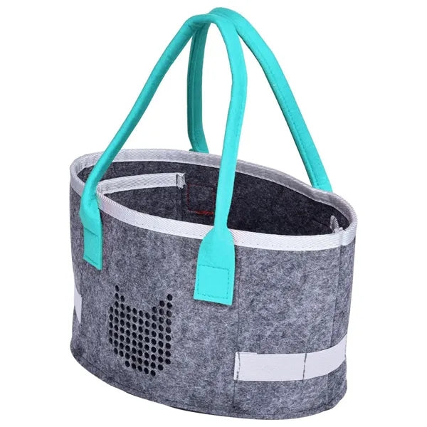 Felt Audio Portable Storage Bag With Elastic Strap