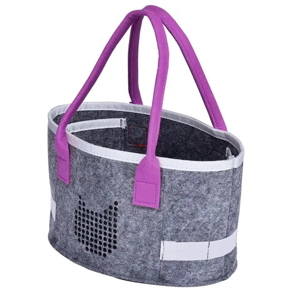 Felt Audio Portable Storage Bag With Elastic Strap