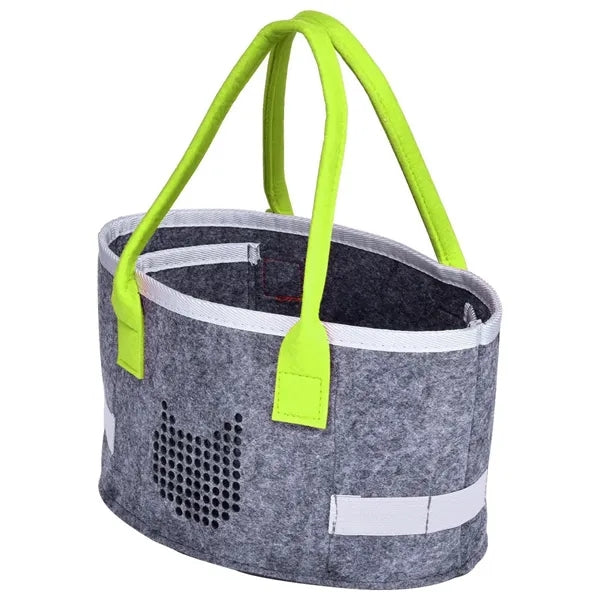 Felt Audio Portable Storage Bag With Elastic Strap