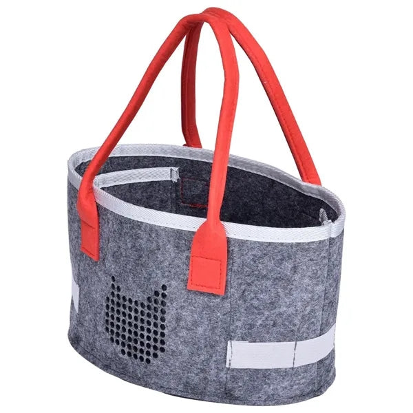 Felt Audio Portable Storage Bag With Elastic Strap
