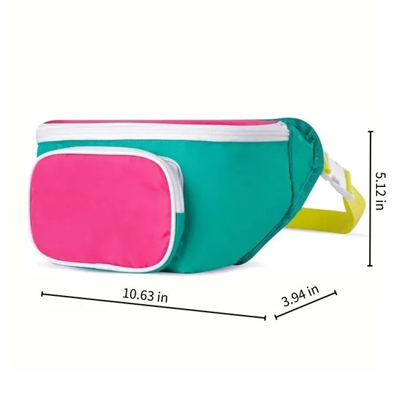 Insulated crossbody lightweight travel cooler fanny pack
